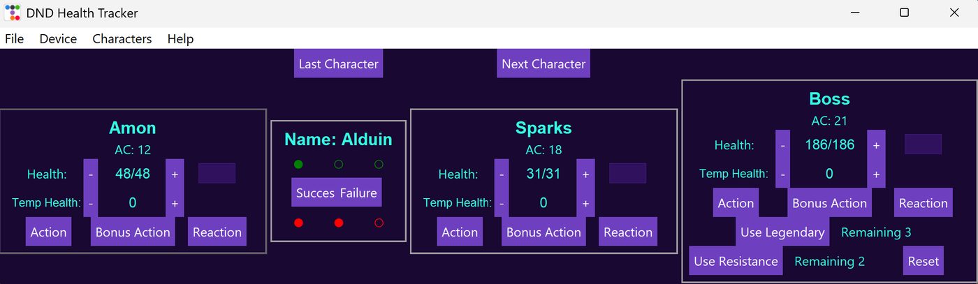 Desktop stats tracker application