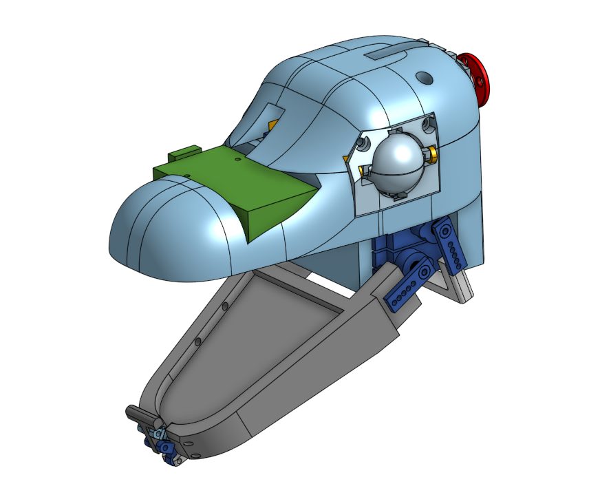 CAD of the dragon head